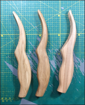 Custom-made Hardwood Burnishing Tool - Hoodmaking Supplies